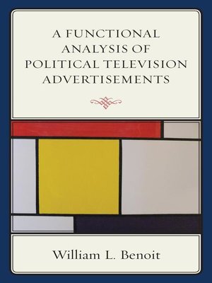 cover image of A Functional Analysis of Political Television Advertisements